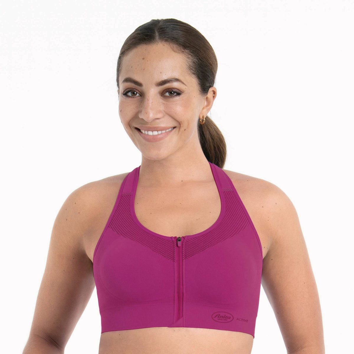 EASYMOVE ZIP - Reggiseno sportivo con cerniera frontale
