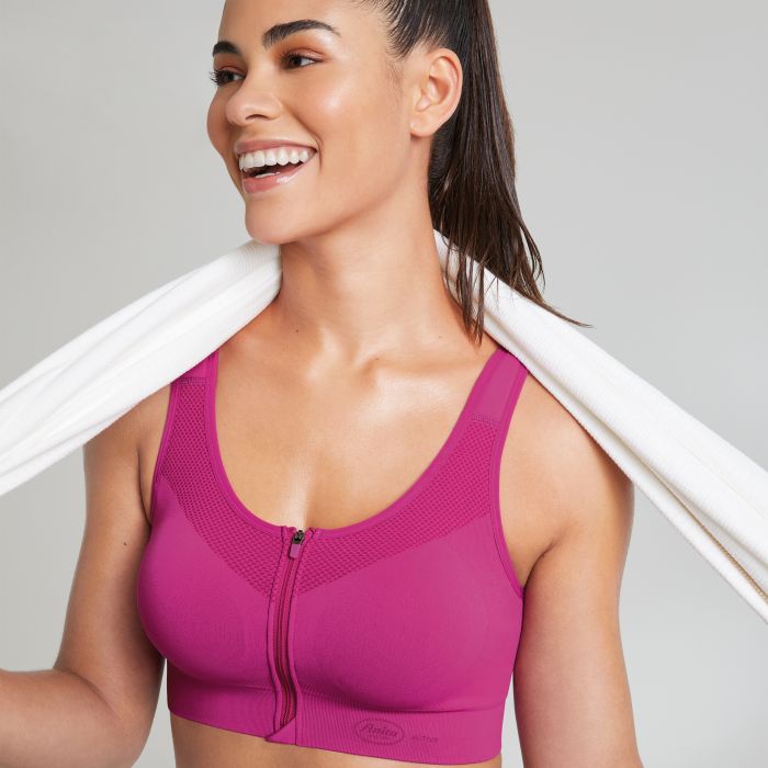 EASYMOVE ZIP - Reggiseno sportivo con cerniera frontale