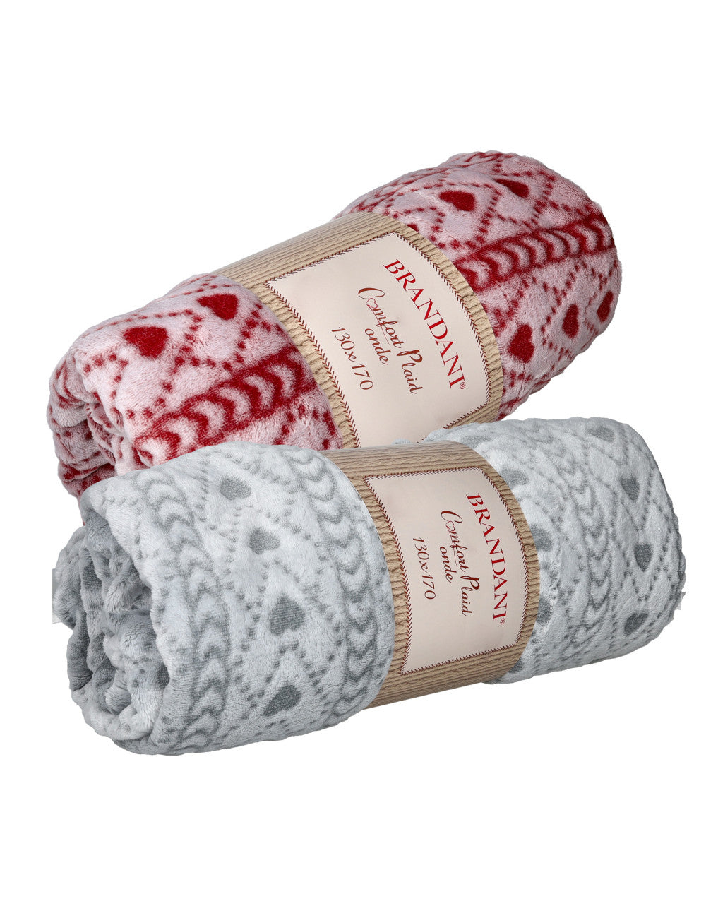 Plaid cuoricini Brandani