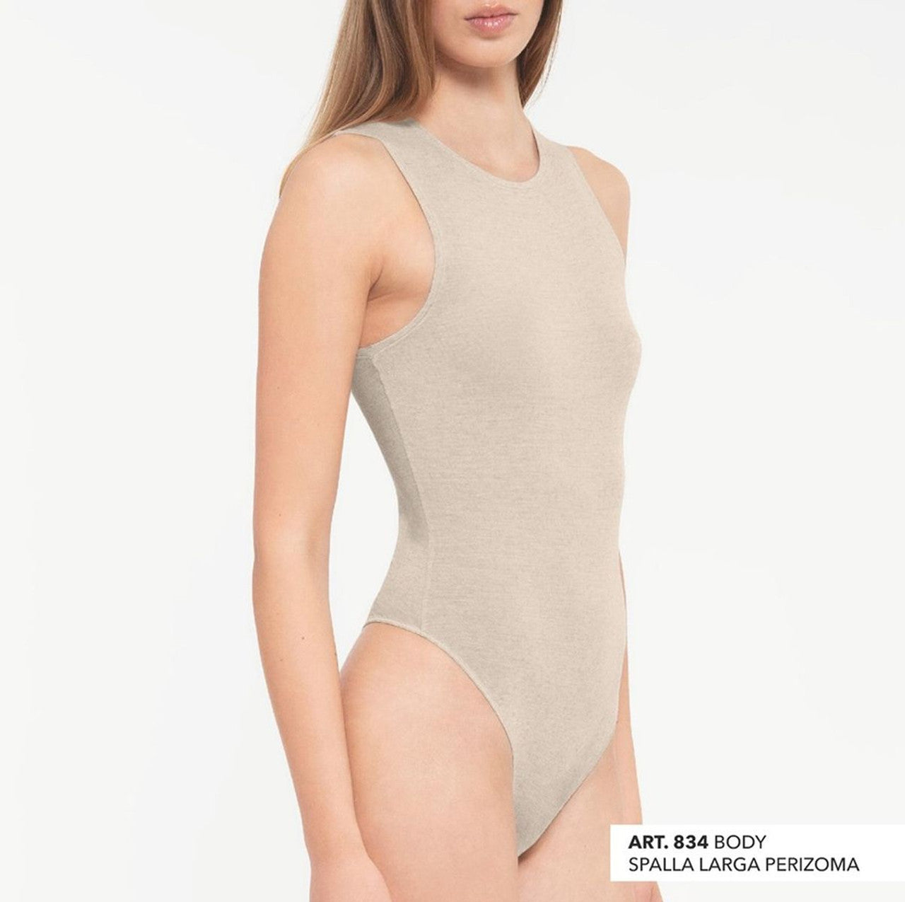 Body Spalla Larga Perizoma Donna In Cashmere