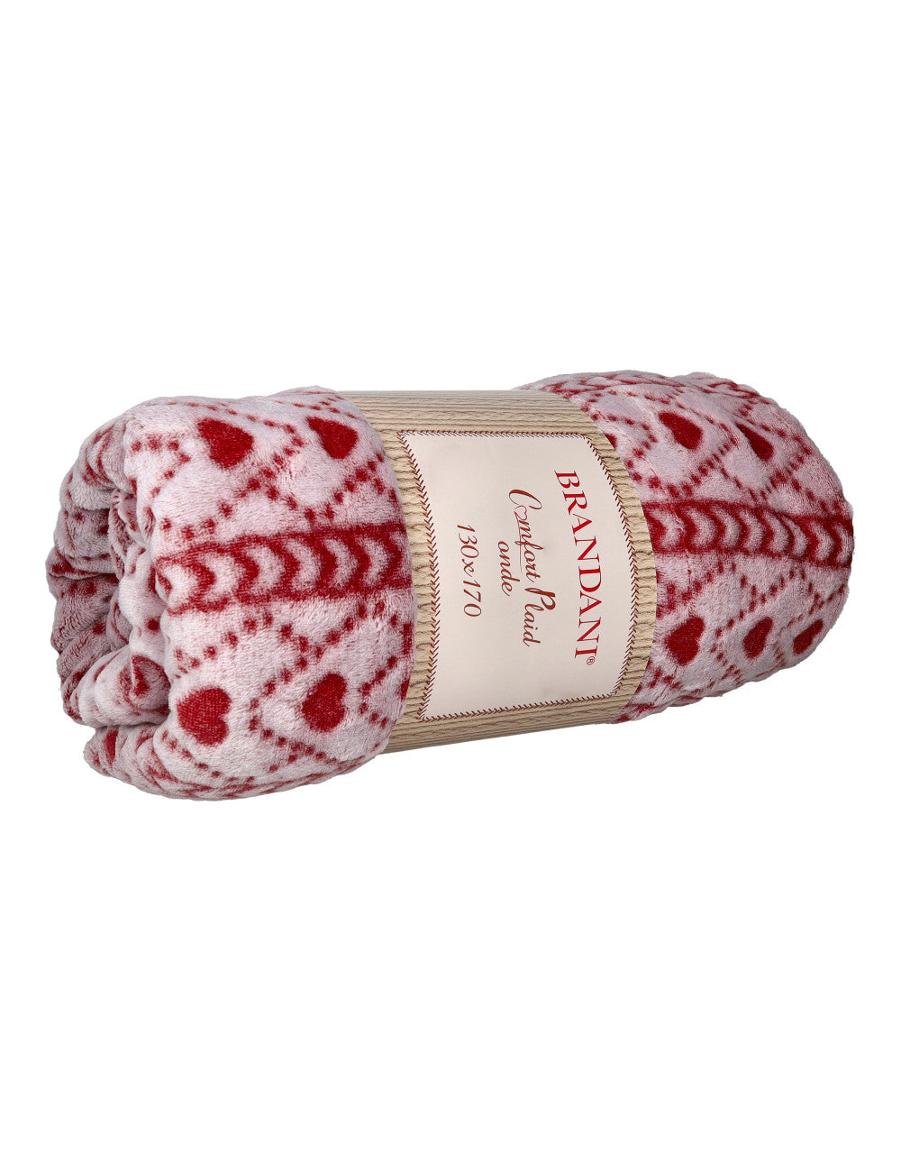 Plaid cuoricini Brandani