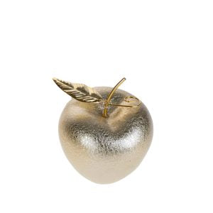 MELA ORO CON FOGLIA CERAMICA Brandani