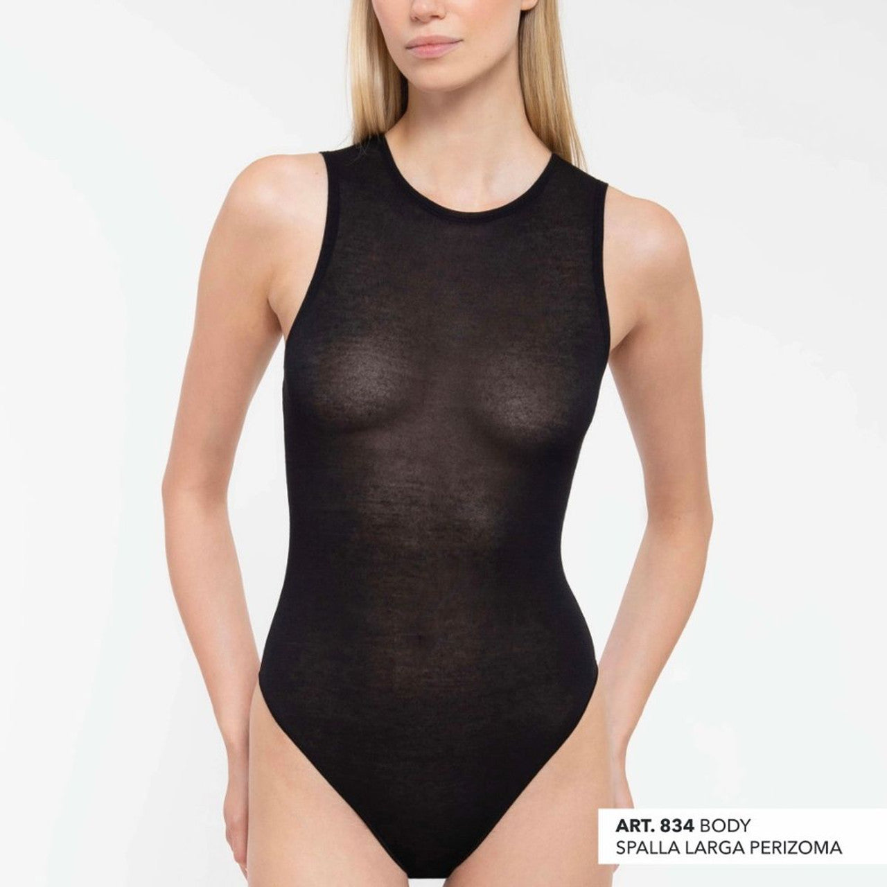 Body Spalla Larga Perizoma Donna In Cashmere