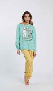 Pigiama girocollo In bocca al lupo per notti tranquille e sogni sereni