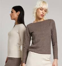 Maglia a manica lungo con scollo a barca Jadea 4865