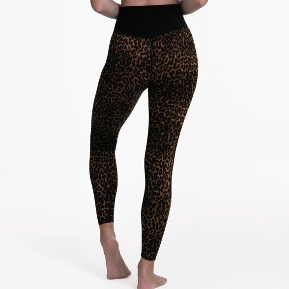 Sport Tights Massage gold cat-LEGGINGS MAGICI LINFODRENANTI