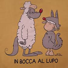 Pigiama girocollo In bocca al lupo per notti tranquille e sogni sereni