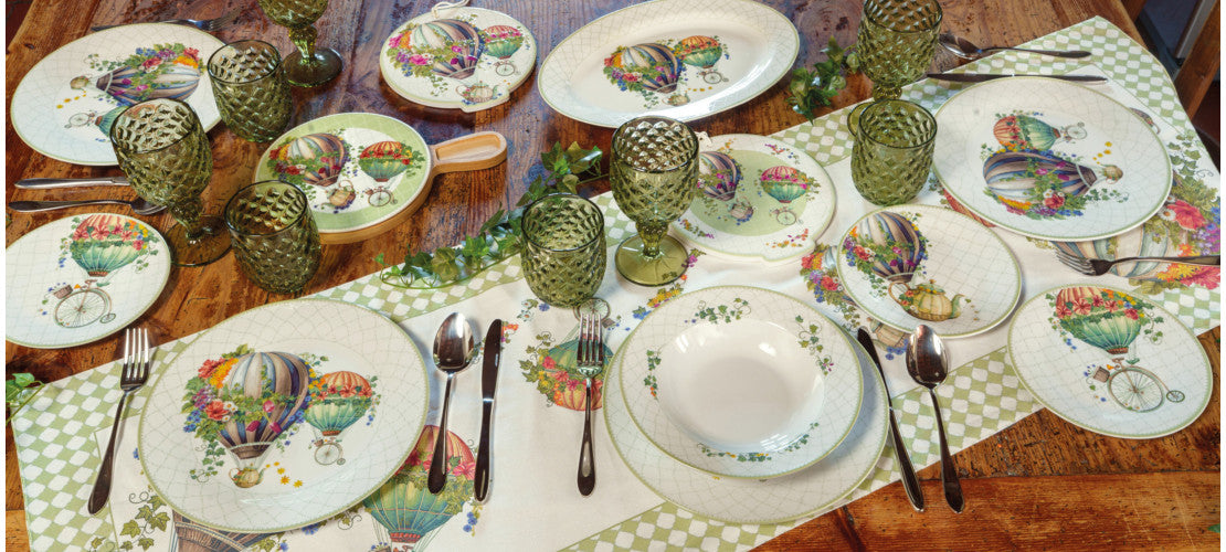 TAVOLA 18 PZ WONDERLAND PORCELLANA